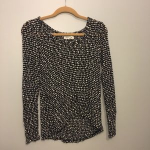 Peppered kitted sweater